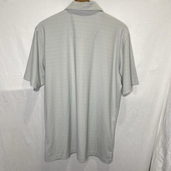 CYPRESS CLUB PERFORMANCE Polo Shirt Moisture Wicking Breathable Mens M Lt Gray - Picture 3 of 10